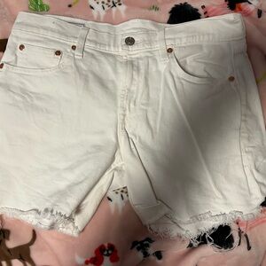 GAP Women's White Jean Shorts